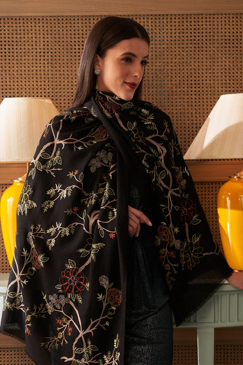 Let It Bloom Pure Cashmere Stole